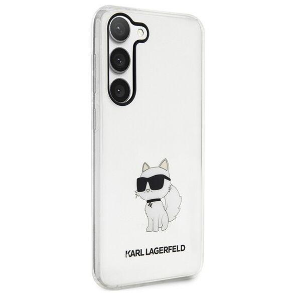 Karl Lagerfeld case for Samsung Galaxy S23 KLHCS23SHNCHTCT transparent HC IML NFT Choupette 3666339117702