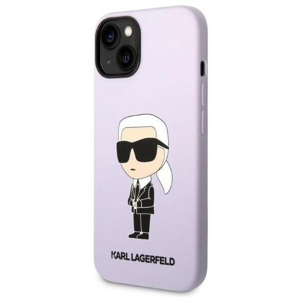 Karl Lagerfeld case for iPhone 14 Plus 6,7&quot; KLHCP14MSNCHBCP purple HC Silicone NFT Choupette 3666339086695