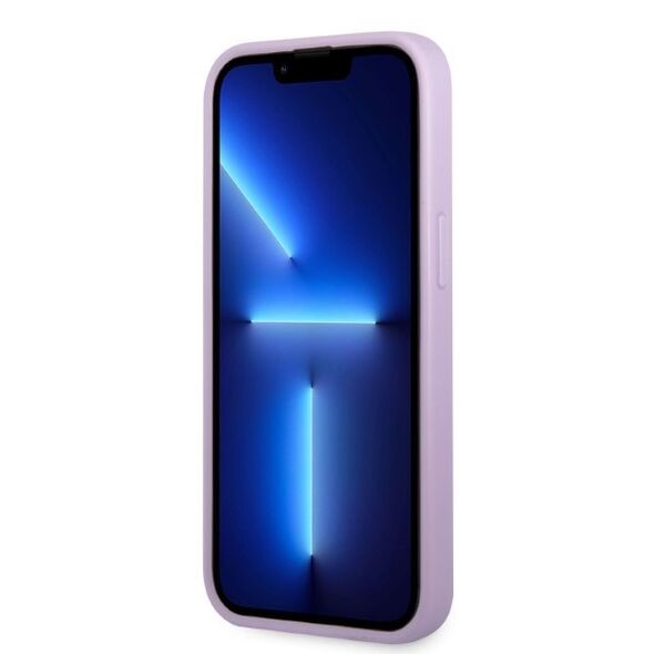 Guess case for iPhone 13 / 13 Pro 6,1&quot; GUHCP13LPS4MU purple hardcase Saffiano 4G Small Metal Logo 3666339048068