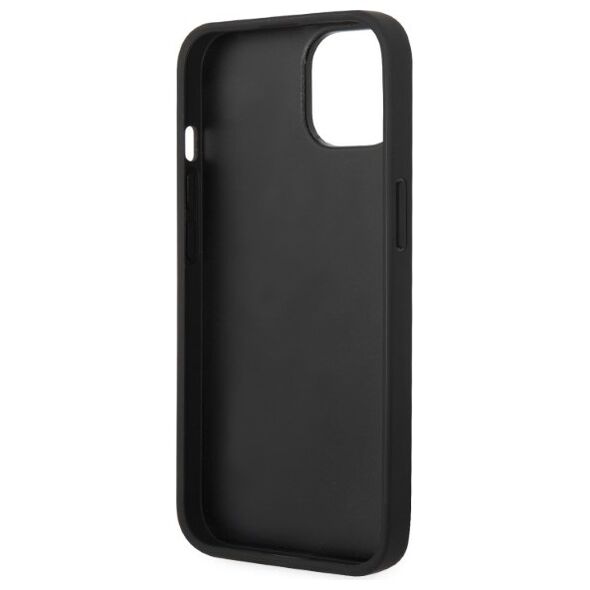 Karl Lagerfeld case for iPhone 14 Plus 6,7&quot; KLHCP14MG2CPS silver hardcase Glitter Choupette Patch 3666339099442