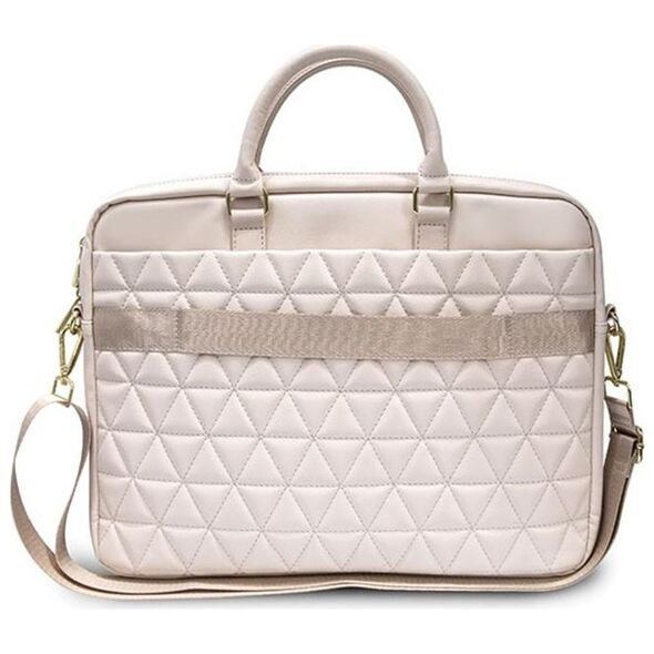Guess bag for laptop GUCB15QLPK 15&quot; pink Quilted 3700740469316