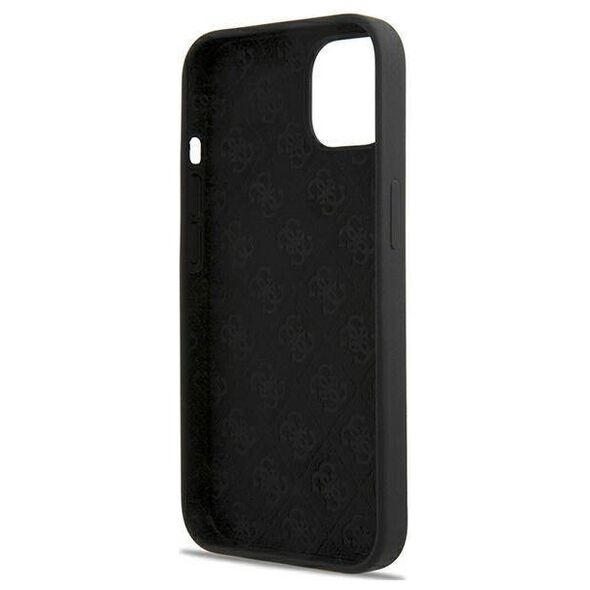 Guess case for iPhone 13 Pro / 13 6,1&quot; GUHMP13LLSLMGBK black hardcase Silicone Script Gold Logo 3666339037109