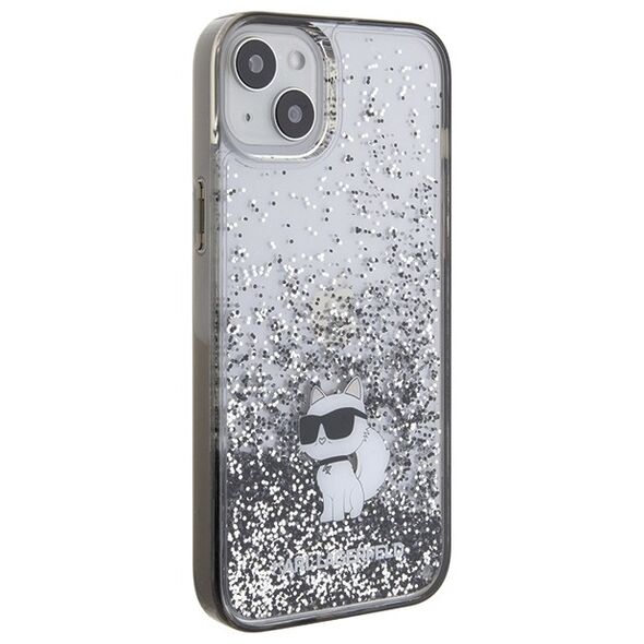 Karl Lagerfeld case for iPhone 15 Plus 6,7&quot; KLHCP15MLKCNSK KARL HC LIQ. GLITTER C TRANSPARENT 3666339164201