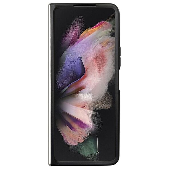 Guess case for Samsung Z Fold5 GUHCZFD5HGGSHK black PU/TPU Glitter Script 3666339173968