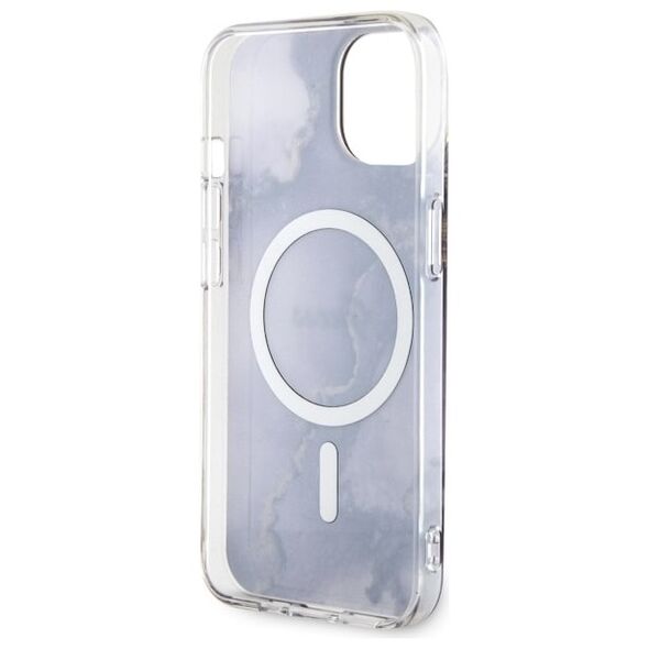 Guess case for iPhone 14 6,1&quot; GUHMP14SHTMRSU purple hard case Golden Marble MagSafe 3666339115838