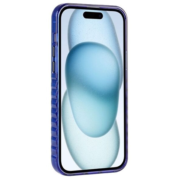 Audi case for iPhone 15 Plus 6,7&quot; blue IML Big Logo MagSafe Case 6955250227391