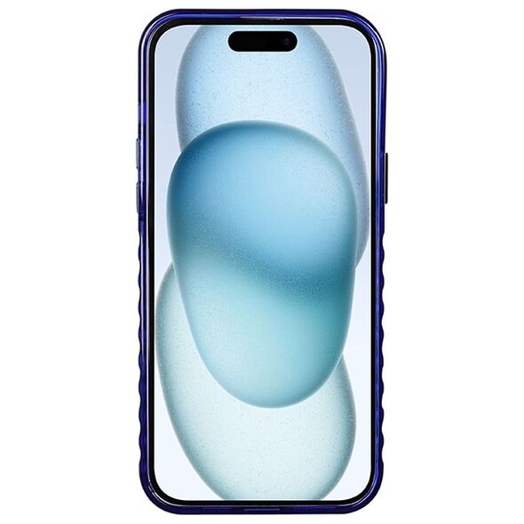 Audi case for iPhone 15 Plus 6,7&quot; blue IML Big Logo MagSafe Case 6955250227391