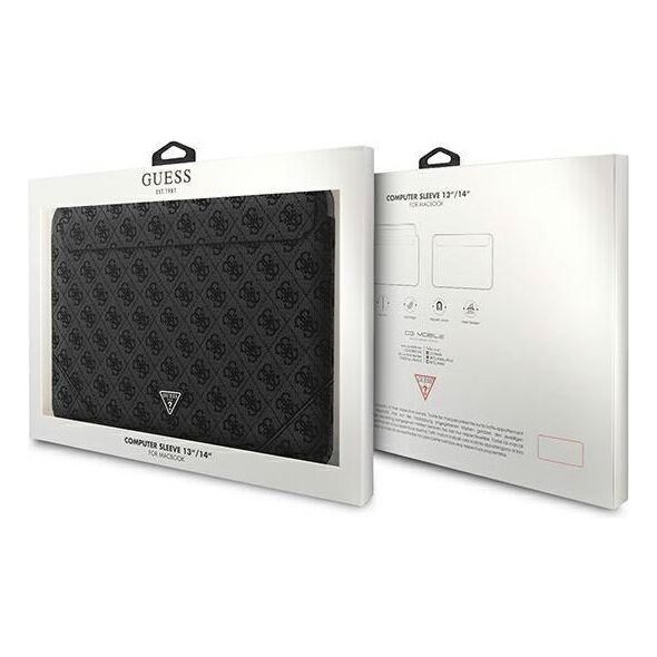 Guess sleeve GUCS14P4TK 14” black 4G Triangle 3666339039943