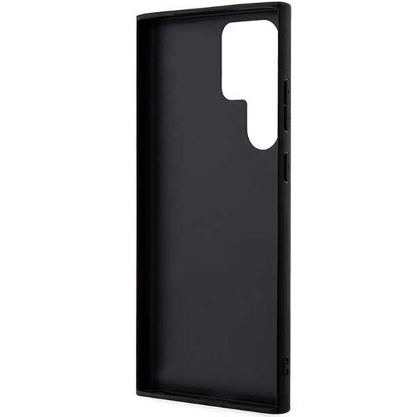 Karl Lagerfeld case for Samsung Galaxy S23 Ultra KLHCS23LSAKLHPK black HC Saffiano Mono Logoplate 3666339117931