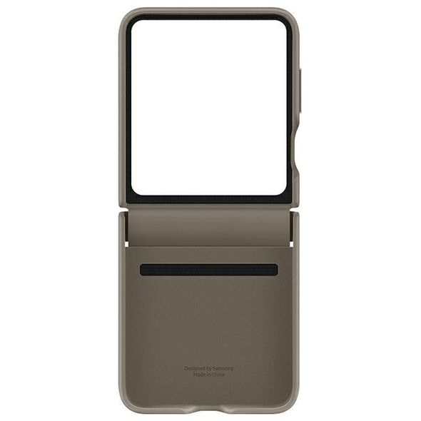 Samsung Flap ECO-Leather case for Samsung Galaxy Z Flip 5 etoupe 8806095070957