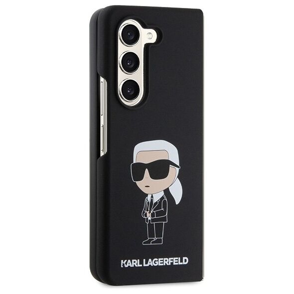 Karl Lagerfeld case for Z Fold5 KLHCZFD5SNIKBCK black Silicone Ikonik 3666339174064