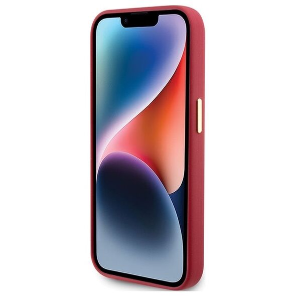 Guess case for iPhone 15 Pro 6,1&quot; GUHCP15LSMBSLM magenta HC SILICONE SCRIPT METAL LOGO & FRAME 3666339149062