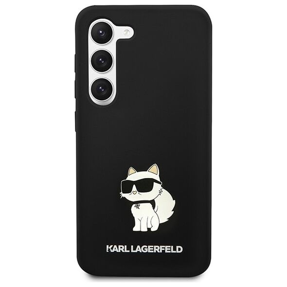 Karl Lagerfeld case for Samsung Galaxy S24 Plus KLHCS24MSNCHBCK black HC SILICONE NFT CHOUPETTE 3666339242336