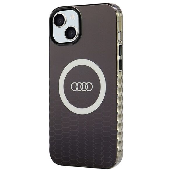 Audi case for iPhone 15 Plus 6,7&quot; black IML Big Logo MagSafe Case 6955250227315