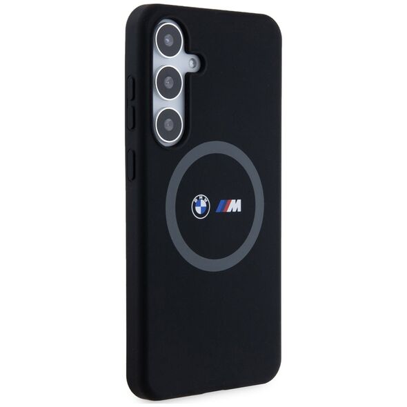 BMW case for Samsung Galaxy S24+ black M Silicone Printed Ring MagSafe 3666339242909