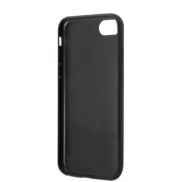 Karl Lagerfeld case for iPhone 7 / 8 / SE 2020 / SE 2022 KLHCI8SAKICKCBK black hardcase PU Saffiano K&C Heads 3666339054984