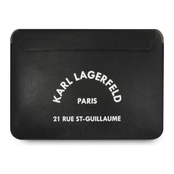 Karl Lagerfeld bag for laptop 13&quot; KLCS133RSGSFBK black Comp Sleeve Saffiano RSG 3666339002282