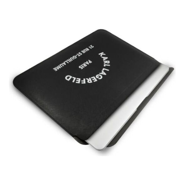 Karl Lagerfeld bag for laptop 13&quot; KLCS133RSGSFBK black Comp Sleeve Saffiano RSG 3666339002282