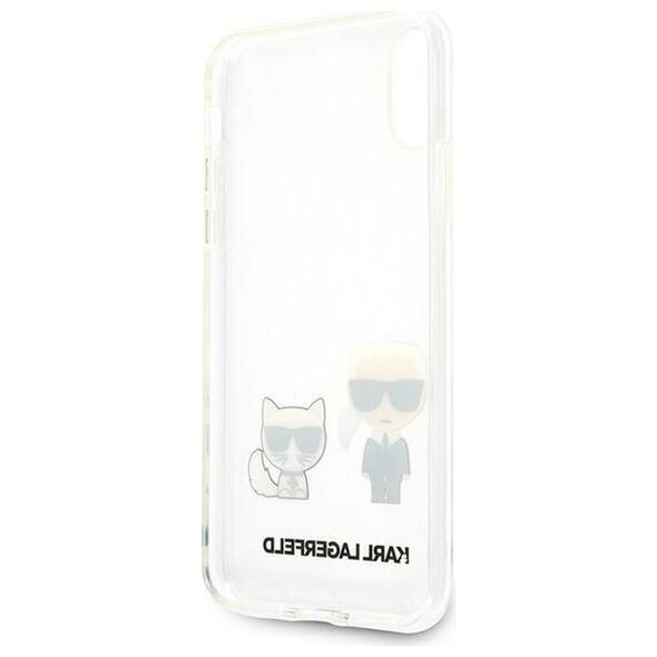 Karl Lagerfeld case for iPhone XS Max KLHCI65CKTR hardcase PC/TPU IK + Choupette Transparent 3666339055059