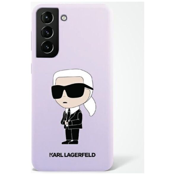 Karl Lagerfeld case for Samsung Galaxy S23 Plus KLHCS23MSNIKBCU purple hardcase Silicone Ikonik 3666339117658