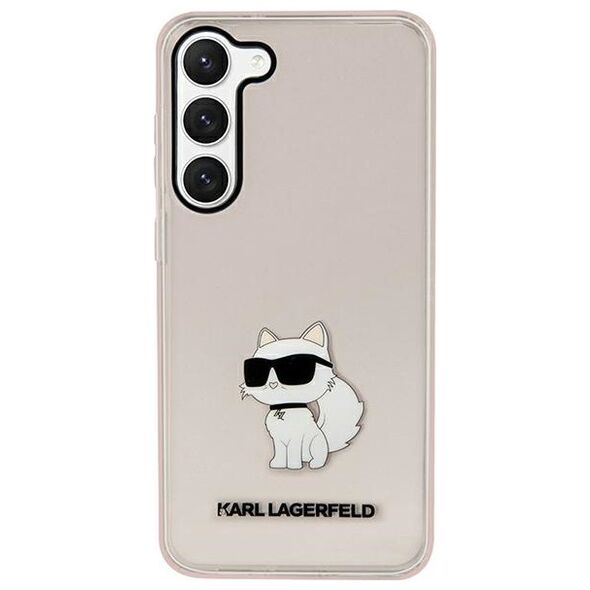 Karl Lagerfeld case for Samsung Galaxy S23 KLHCS23SHNCHTCP pink HC IML NFT Choupette 3666339117733