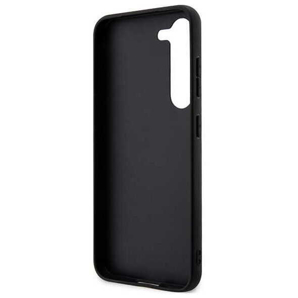 Karl Lagefeld case for Samsung Galaxy S23 Plus KLHCS23MSAKLHPK black HC Saffiano Mono Logoplate 3666339117924