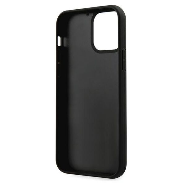 Karl Lagerfeld case for iPhone 12 / 12 Pro 6,1&quot; KLHCP12MCH3DBK black hard case 3D Rubber Choupette 3700740482483