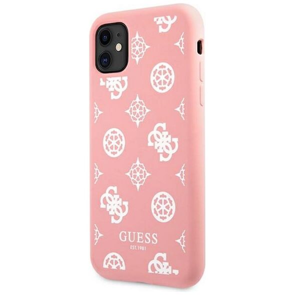 Guess case for iPhone 12 Pro Max 6,7&quot; GUHCP12LLSPEWPI pink hard case Peony Collection 3666339004040
