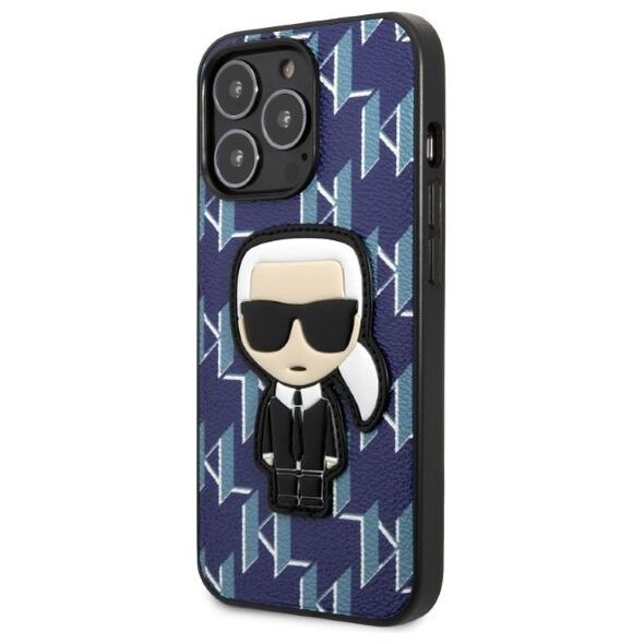 Karl Lagerfeld case for iPhone 13 Pro Max KLHCP13XPMNIKBL blue hard case Monogram Iconic Karl 3666339049515