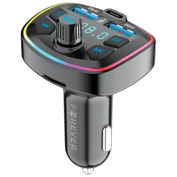 Forever FM transmitter Bluetooth TR-360 black 5907457722347