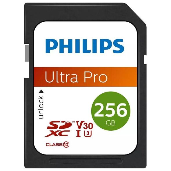 Philips Ultra Pro SDXC 256GB Class 10 U3 V30 A1 UHS-I (FM25SD65B/00) (PHIFM25SD65B-00) έως 12 άτοκες Δόσεις