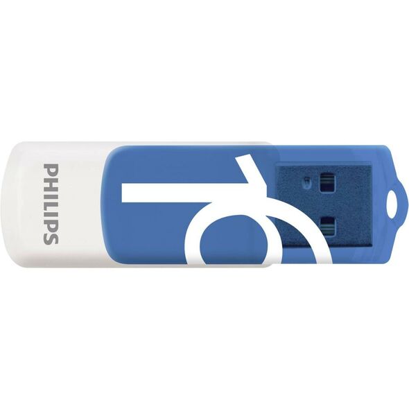 Philips Vivid 16GB USB 2.0 Stick Λευκό (FM16FD05B/00) (PHIFM16FD05B-00) έως 12 άτοκες Δόσεις