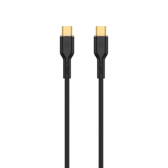 WIWU cable YQ02 USB-C - USB-C 100W 1,2m black 6976195096484
