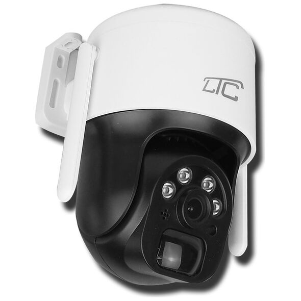 Solar rotary exterior IP camera white IP66 PTZ WiFi IP 3Mpix  3W USB-C 5V 9600mAh 320* SMART LTC Vision 5902270785869