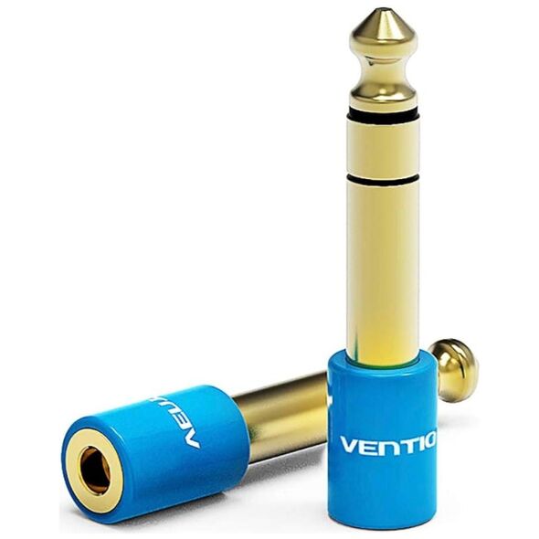 VENTION 6.5mm Male to 3.5mm Female Audio Adapter Blue (VAB-S01-L) (VENVAB-S01-L) έως 12 άτοκες Δόσεις