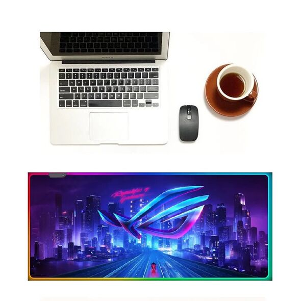 Φωτιζόμενο RGB Mousepad 30×80 cm  Πόλη