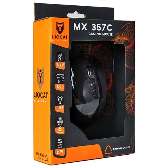 Liocat gaiming mouse MX 357C black 5907691901010