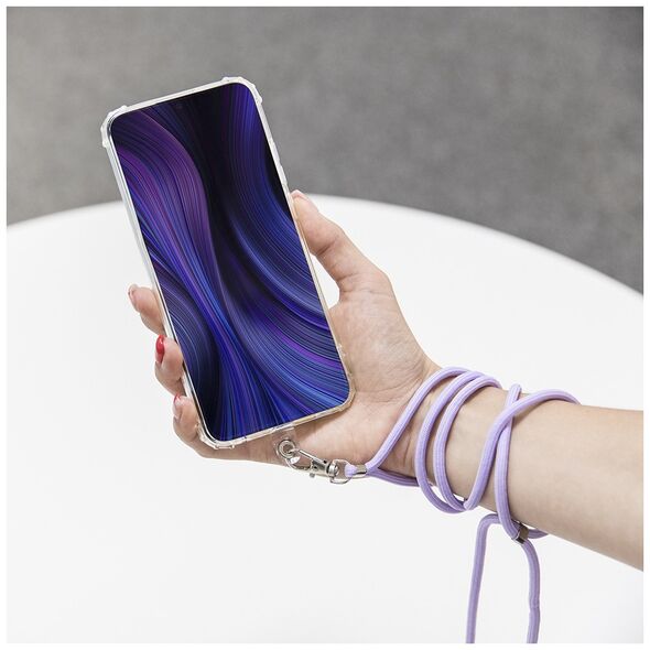Universal neck strap for phones navy blue 5900495928283