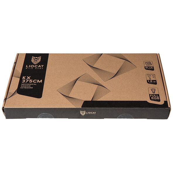Liocat gaming keyboard KX 375 CM mechanical qwerty black 5907691901195