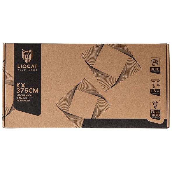 Liocat gaming keyboard KX 375 CM mechanical qwerty black 5907691901195