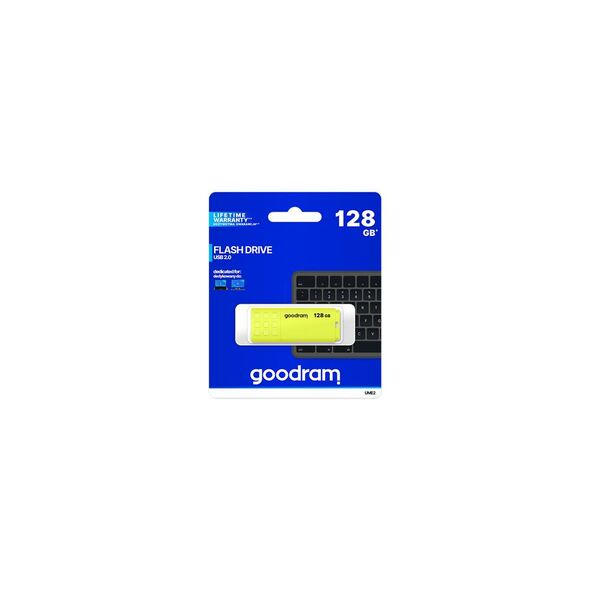 GoodRam pendrive 64GB UME2 USB 2.0 yellow 5908267935705
