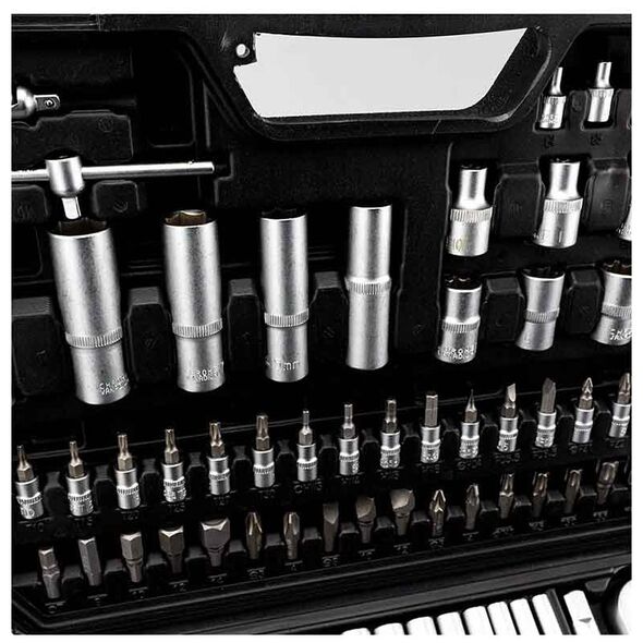 Bormann pro Bht5180 Bormann pro Bht5180 Καρυδάκια 1/2''& 1/4'' σετ 110τεμ 028239 έως 12 Άτοκες Δόσεις