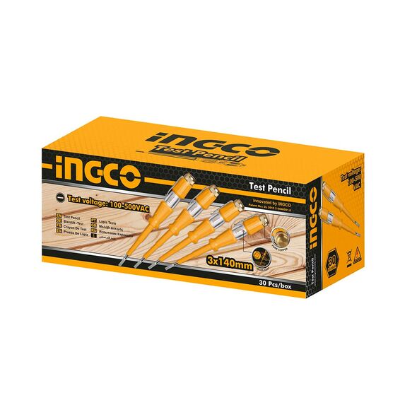 Ingco Δοκιμαστικό Κατσαβίδι 3x140mm Hsdt1408 6925582114911 έως 12 Άτοκες Δόσεις