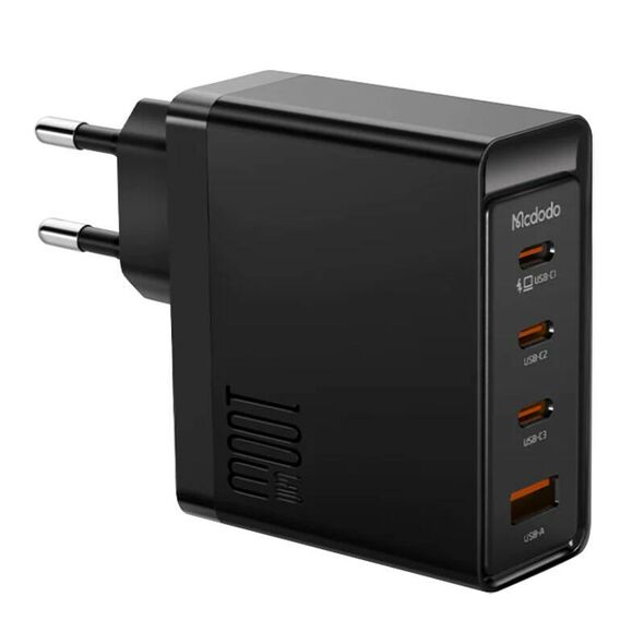 Mcdodo Wall charger McDodo GAN 3xUSB-C + USB, 100W (black) 060000  CH-5140 έως και 12 άτοκες δόσεις 6921002651400