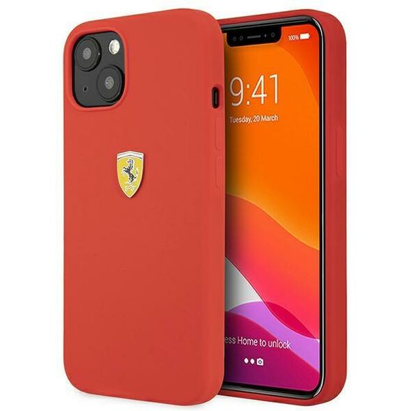 Ferrari FESSIHCP13SRE iPhone 13 mini 5.4&quot; red/red hardcase Silicone