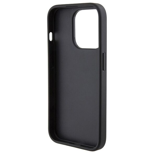 Karl Lagerfeld case for iPhone 15 Pro 6,1&quot; KLHCP15LPQKPMK black HC QUILTED K PATTERN 3666339165055