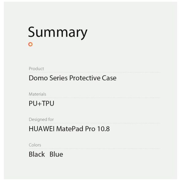 Case HUAWEI MATEPAD PRO 10.8 2019/2021 Dux Ducis Domo navy blue 6934913064276