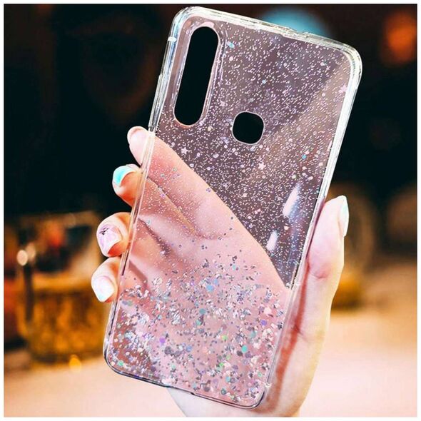 Case IPHONE 13 Sequins Glue Glitter Case pink 5904161117414