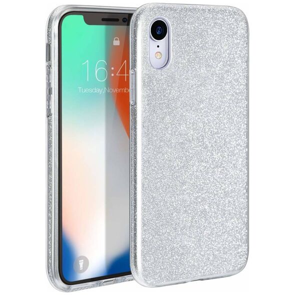 Case MOTOROLA MOTO E7 POWER Glitter silver 5904161119494