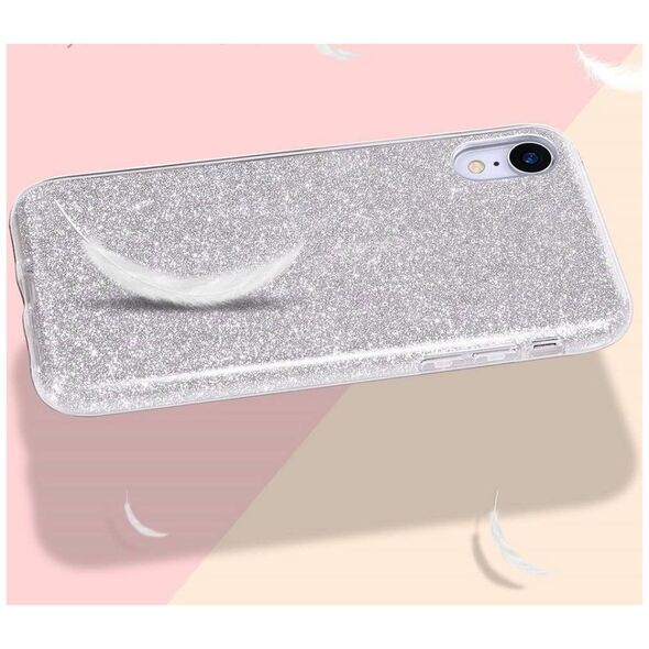 Case MOTOROLA MOTO E7 POWER Glitter silver 5904161119494